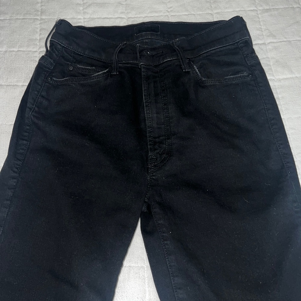 Mother denim size 26 stunner zip ankle step gray - Picture 3 of 6